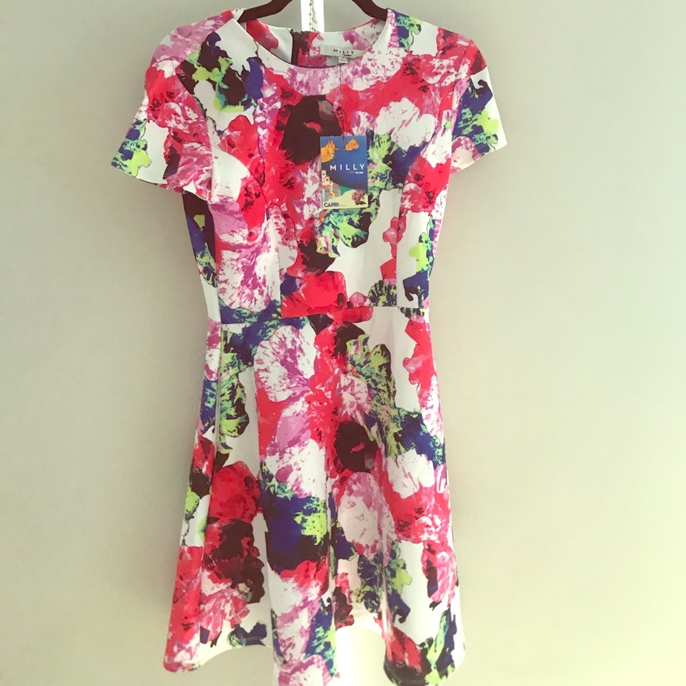 Milly Fit and flare dress with tags. Never worn